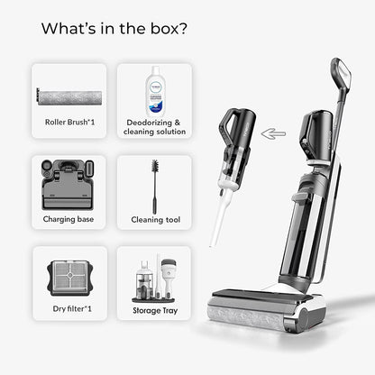 Tineco S5 Combo Cordless Wet &amp; Dry Vacuum Cleaner | 2-in-1 Stick &amp; Hand Vac | iLoop Sensor | Self-Cleaning Brush | Suraj Electronics Delhi NCR