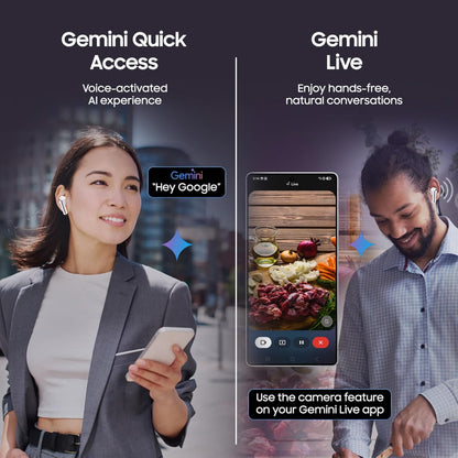 Samsung Galaxy Buds3 FE (Gray) with Galaxy AI | ANC | 360-Audio | IP54 | 11mm Dynamic Driver