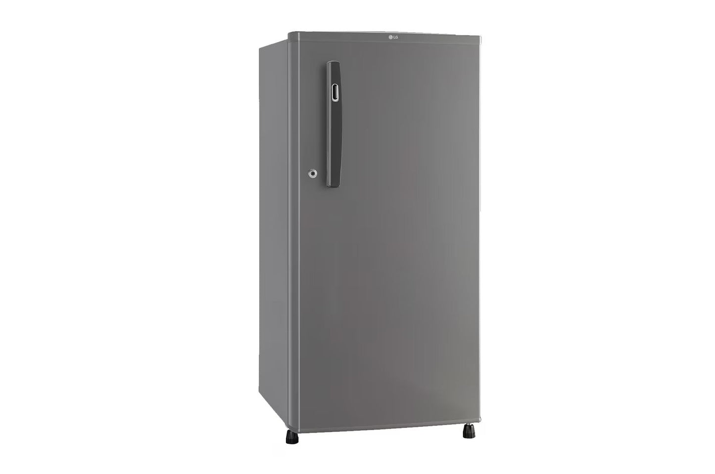 LG GL-B199ODGC 185 L Direct Cool Single Door Refrigerator | 2 Star Rating | Toughened Glass Shelves | Anti-Bacterial Gasket | Stabilizer Free | Dim Grey