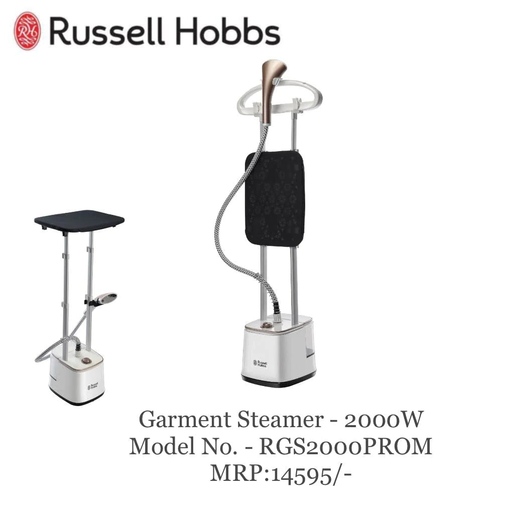 Russell Hobbs Garment Steamer 2000 Watts RGS2000PROM