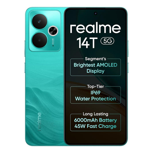 Realme 14T 5G 8 GB RAM, 256GB, Green, Mobile Phone