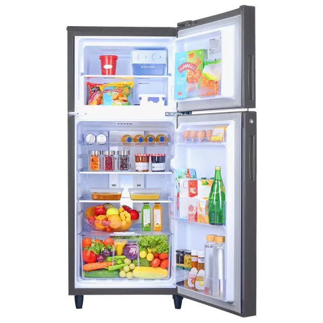 Godrej RT EON ALPHA 270C RI ST GL 238L 3-Star Frost Free Double Door Refrigerator | Advanced Inverter Technology | Nano Shield | Steel Glow | 10-Year Compressor Warranty