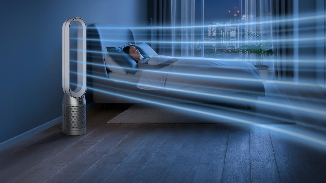 Dyson Air Purifier Cool PC1  ( TP-11 ) | Removes 99.95% of allergens & pollutants as small as PM 0.1 Auto, Sleep and Night modes | Control via remote, App, compatible voice assistants White/Silver | 2 Year Warranty White / Silver