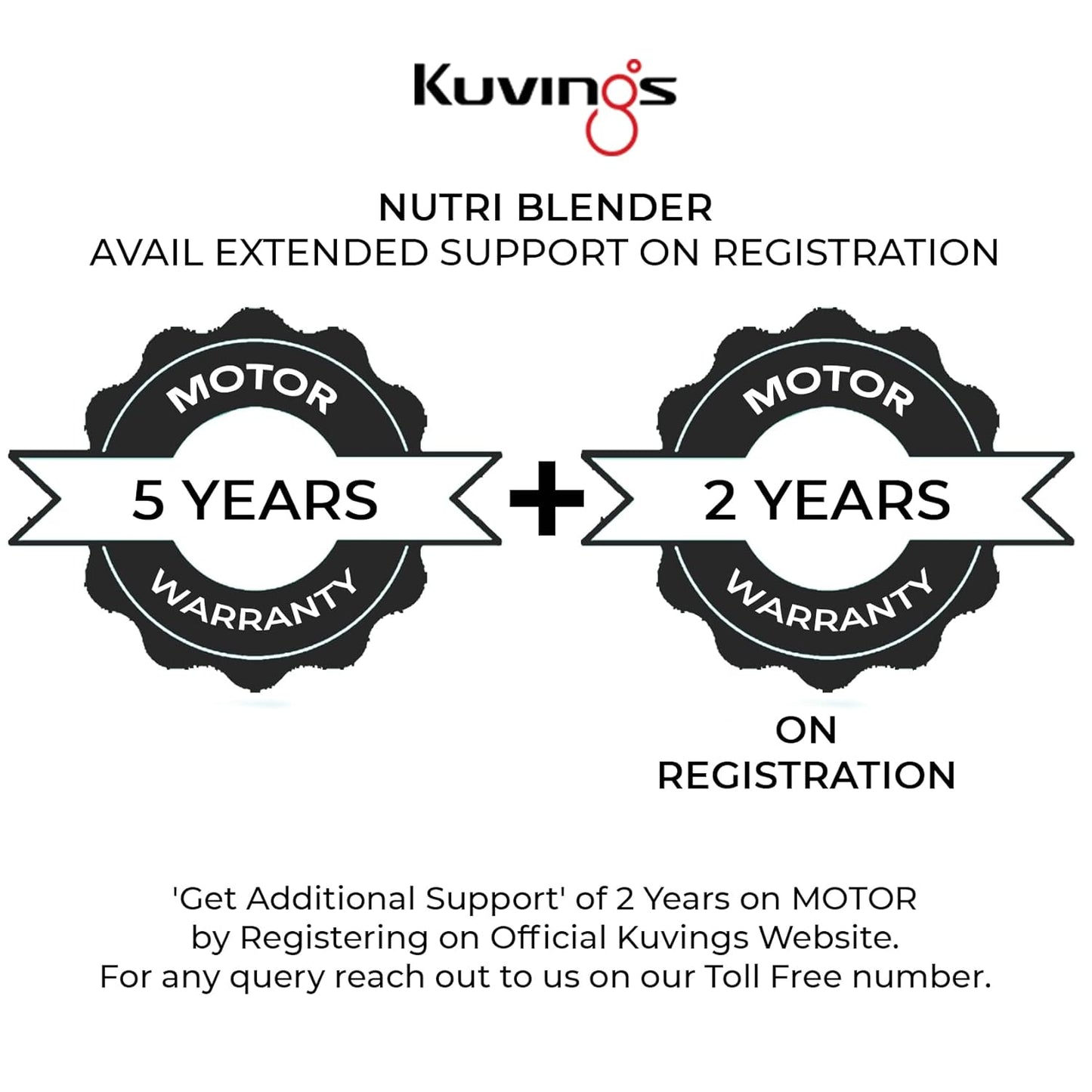 Kuvings Nutri Blender Pro Ferrari Red | 1000W Blender | 7-Year Warranty | Wet &amp; Dry Blades | Suraj Electronics Delhi NCR