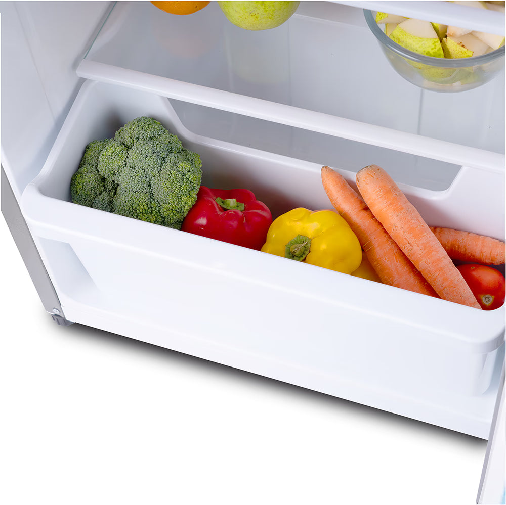 Kelvinator KRC-F100RBPSGS 95L 2 Star Direct Cool Single Door Refrigerator | Inox Grey | Compact Design | Energy Efficient