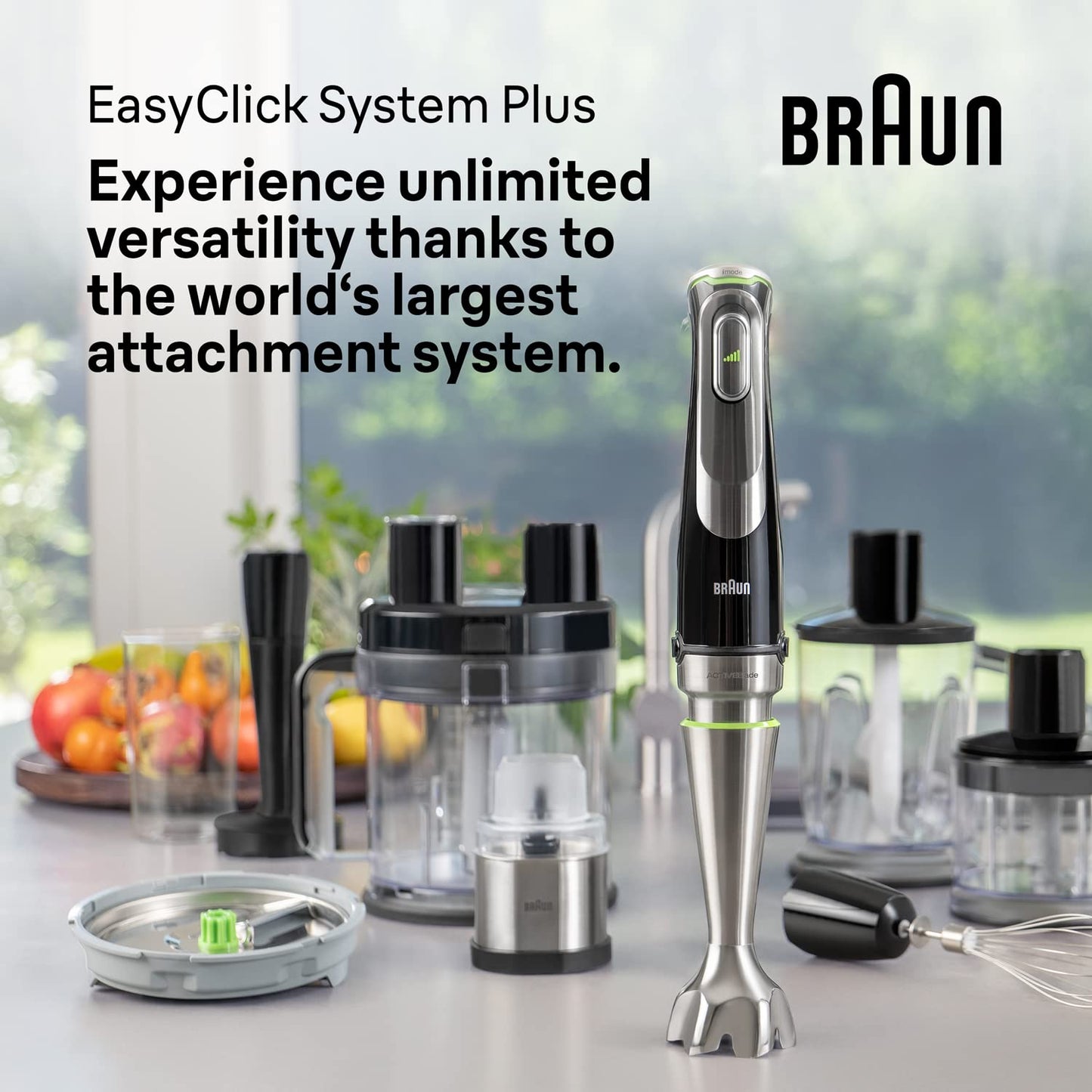 Braun MQ9187XLI MultiQuick 9 1200W Hand Blender | ActiveBlade | SmartSpeed | Food Processor | Suraj Electronics Delhi NCR
