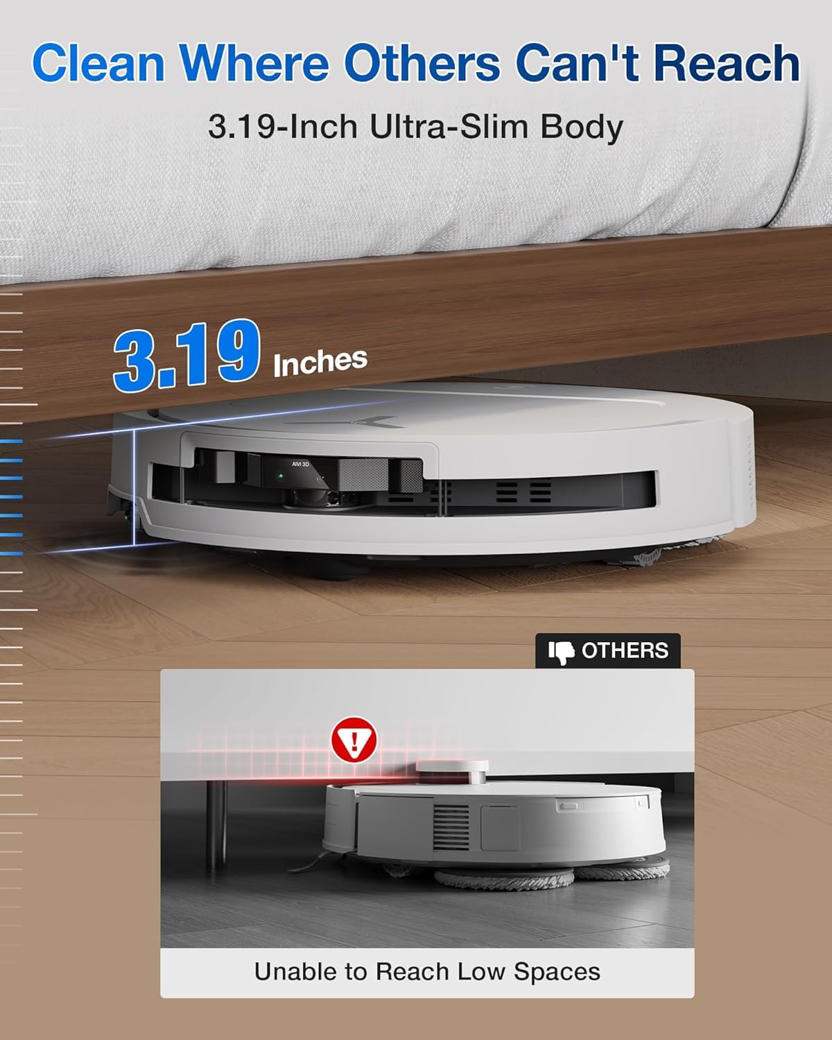 ECOVACS Deebot T50 Pro Omni | 15,000 Pa Suction Robot Vacuum &amp; Mop | AI Smart Mapping | Omni Self-Cleaning Station | Suraj Electronics