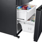 Samsung RF57A5032B1 550L Frost Free French Door Refrigerator (Black Matt) – Convertible Bottom Freezer, Digital Inverter Compressor, Twin Cooling Plus