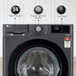 LG FHP1208Z3M 8 Kg 5 Star AI Direct Drive Front Load Washing Machine with Steam &amp; 6 Motion DD | Suraj Electronics Delhi NCR