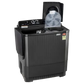LG P8535SLMZ 8.5 Kg 5 Star Semi Automatic Top Load Washing Machine | Roller Jet Pulsator | Soak & Wind Jet Dry | 1400 RPM | Rat Away | Full Black