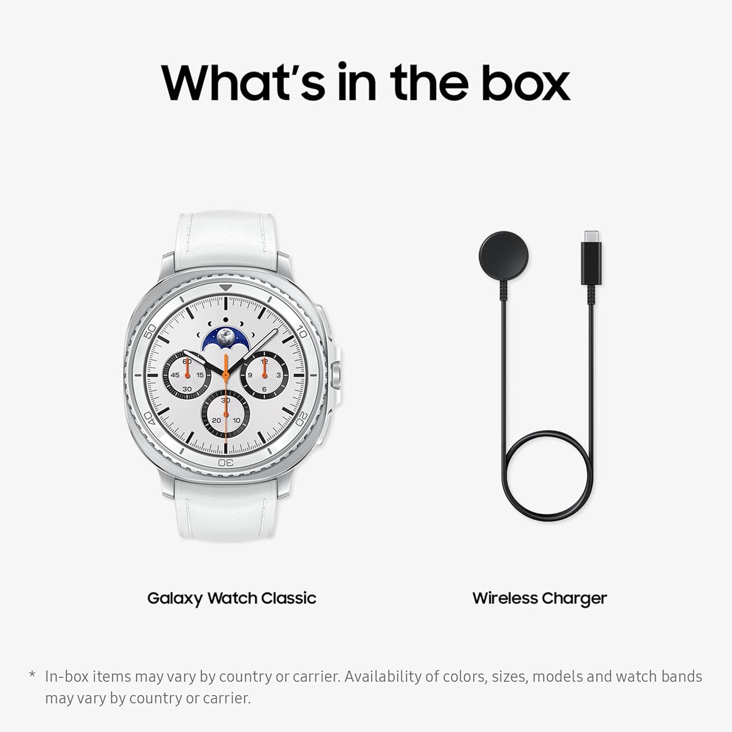 Samsung Galaxy Watch8 Classic (46mm LTE, White) with 3nm Processor | Dual GPS | Sapphire Glass & Stainless Steel | 5ATM & IP68 | BP, ECG, IHRN & Vascular Load Monitoring | Anti-oxidant Index