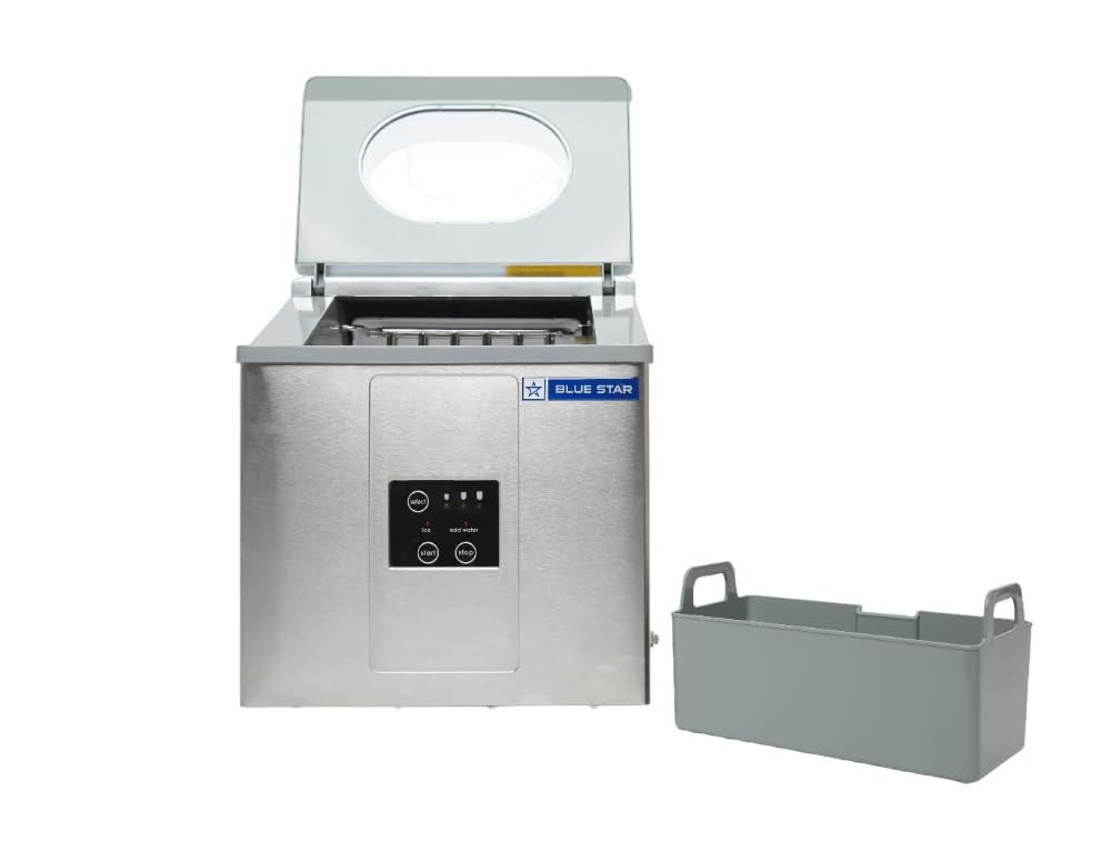 Blue Star ICM15 15 Kg/Day Bullet Ice Cube Machine | Air-Cooled Compact Ice Maker
