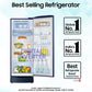 Samsung RR24C2823CU/NL 223L 3 Star Inverter Direct-Cool Single Door Refrigerator Appliance (amellia Blue) Base Stand Drawer