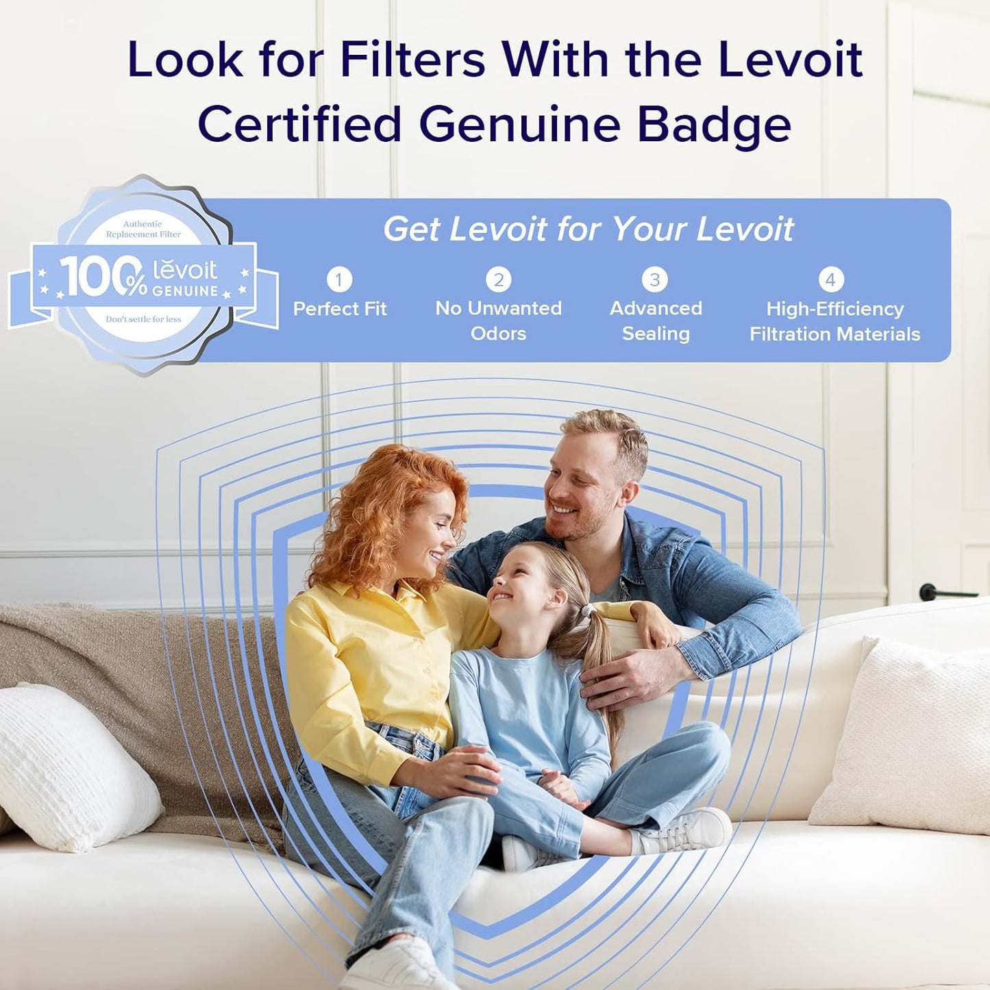 LEVOIT Core 300S Smart Air Purifier | HEPA H13 | 99.97% Virus &amp; PM0.1 Removal | Alexa Compatible | 2-Year Warranty (American Brand)