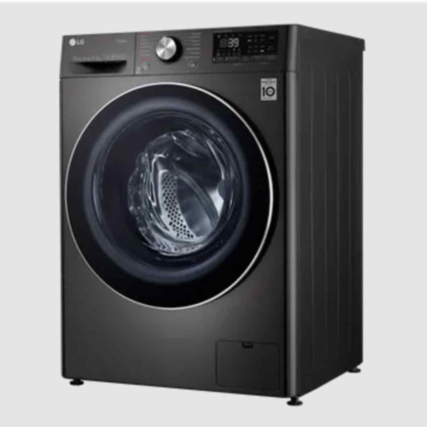 LG FHD0905STB 9 kg / 5 kg 5 Star AI Direct Drive WiFi Front Load Washer Dryer | TurboWash 360°, Steam+, Inverter Motor, Smart ThinQ App, Made in India