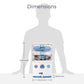 KENT Elegant Compact RO+UF Water Purifier | Patented Mineral RO Technology | RO + UF + TDS Control + UV In-tank | 15 LPH Output | 8L Storage
