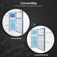 LG GL-S422SPZX 398L 3 Star Frost-Free Double Door Refrigerator (Convertible, Smart Inverter, Express Freeze, Shiny Steel)