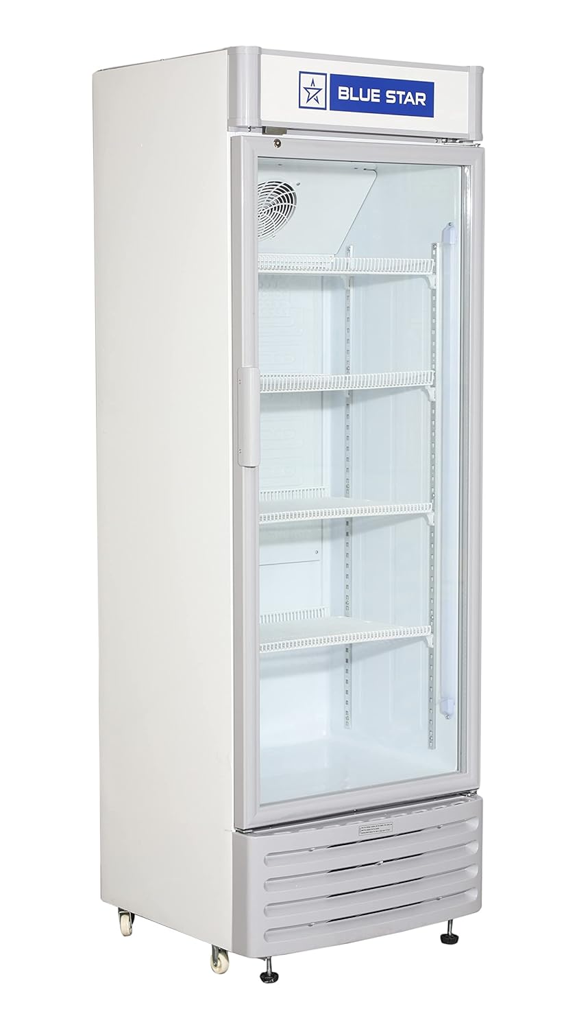 Blue Star VC400A 385 Litre Visi Cooler – Commercial Display Fridge with R600A, Adjustable Shelves