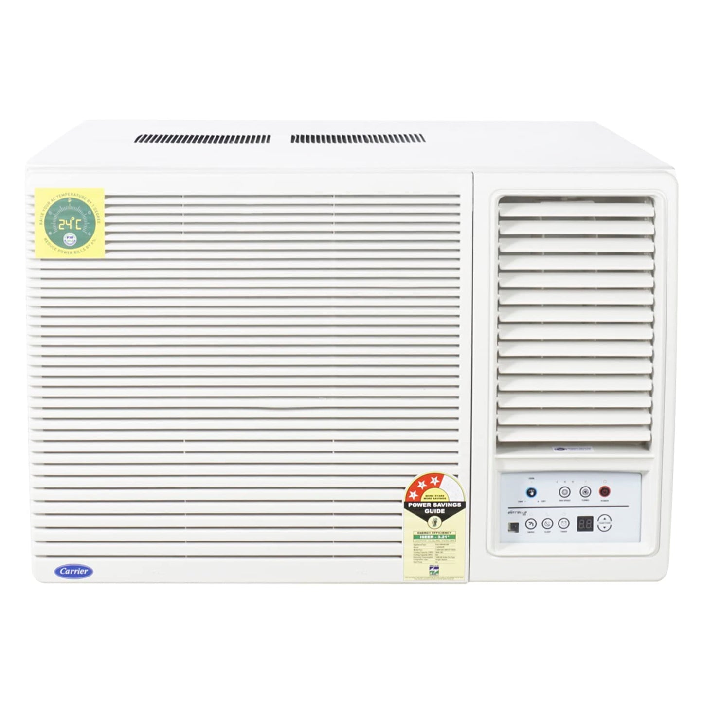 Carrier Estrella FXi CIW18EC3R35F0 1.5 Ton 3 Star Inverter Window AC (2025 Model, Copper Condenser, R32, White)