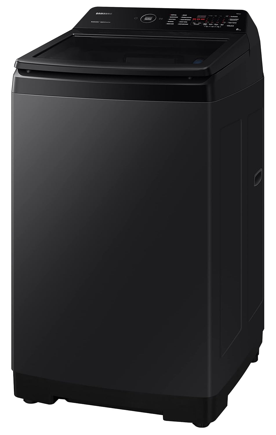 Samsung WA80BG4545BVTL 8 Kg 5 Star Fully Automatic Top Load Washing Machine (Black Caviar) with EcoBubble, BubbleStorm, Super Speed, Digital Inverter Motor & 10 Wash Programs