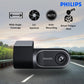 Philips GoSure GS3001 Full HD 1080p Dash Camera for Car | Wi-Fi, Night Vision, G-Sensor, ADAS, Loop Recording