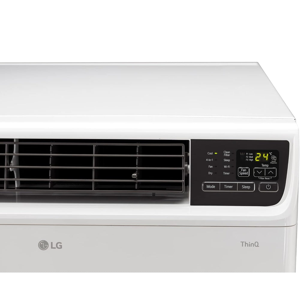LG UW-Q18WWZA 1.5 Ton 5 Star Wi-Fi Inverter Window AC – Copper Coil, Convertible 4-in-1 Cooling, HD Filter,White
