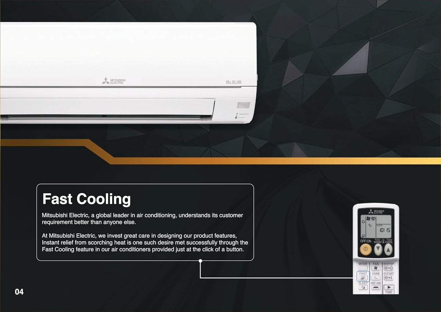 Mitsubishi Electric MSY-GN22VF  1.9 Ton 4 Star Inverter Split AC White
