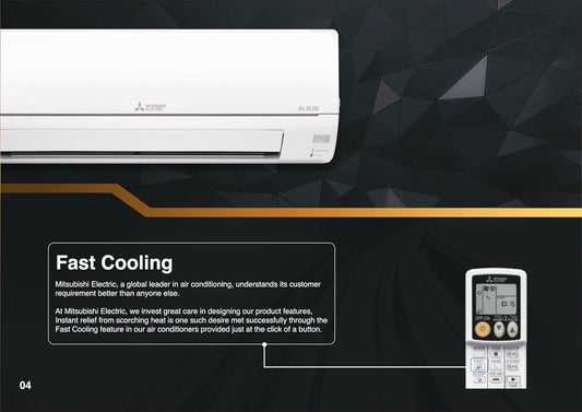 Mitsubishi Electric MSY-GN22VF  1.9 Ton 4 Star Inverter Split AC White