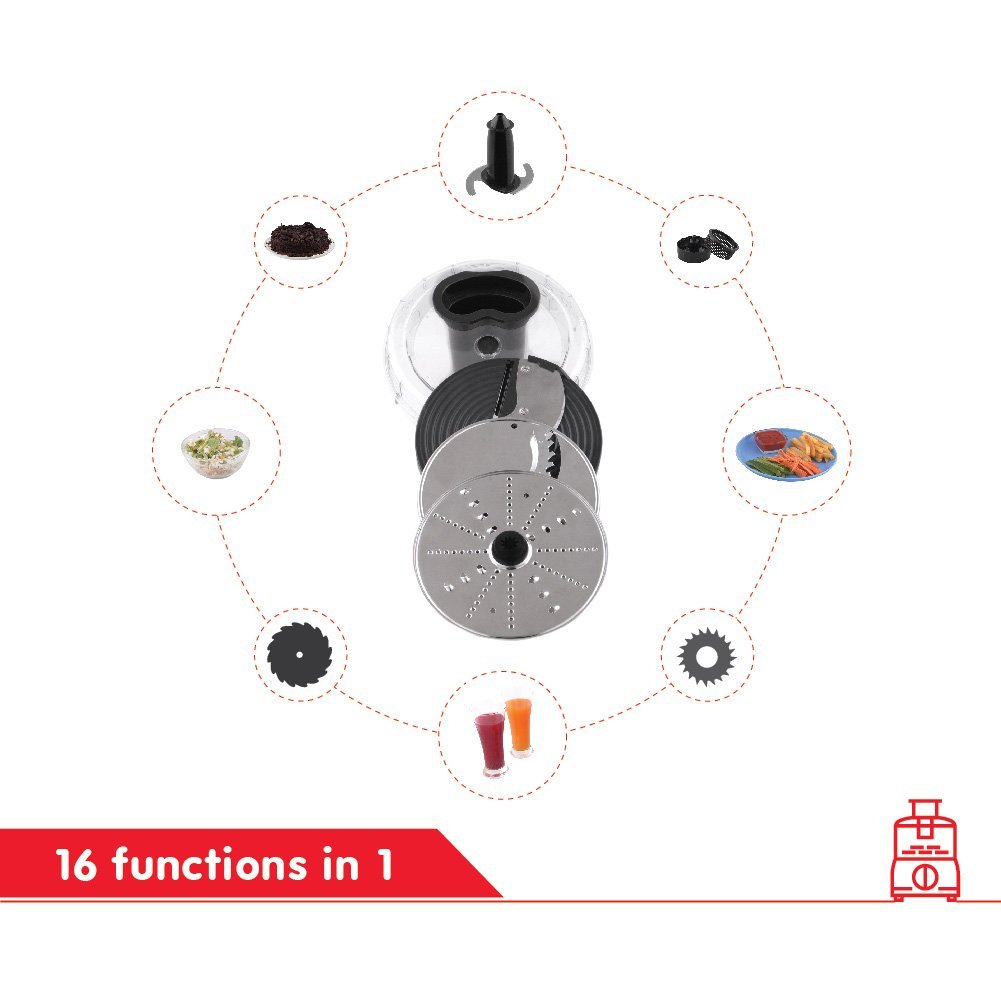 Morphy Richards Icon Superb 1000-Watt Food Processor (Copper Colour) With Free Stand