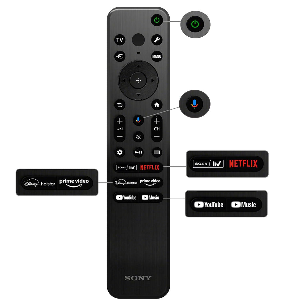 Sony KD-32W835 BRAVIA 32 Inch HD Ready Smart LED Google TV (HDR10, Dolby Audio, X-Reality PRO) – 80 cm, Black