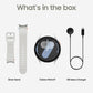 Samsung Galaxy Watch 7 (44mm, Silver, BT) with 3nm Processor | Dual GPS | Sapphire Glass & Armour Aluminum | 5ATM & IP68 | HR, SpO2, BP & ECG Monitor