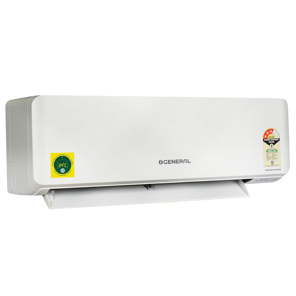 O General ASGG18CNAA 1.5 Ton 3 Star Inverter Split AC | Copper Condenser | R32 | Free Standard Installation | Quiet Operation | 2025 Model | DELHI NCR only
