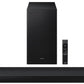 Samsung 400 W 5.1 ch (HW-B750D/XL) Dolby Soundbar, Center Firing Speakers, Surround Sound expansion, DTS Virtual:X, Bluetooth, HDMI, Optical in (Black)