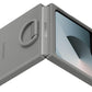 Samsung Galaxy Z Flip6 Silicone Case (Gray) | Slim Soft Touch Ring Grip | Suraj Electronics Delhi NCR