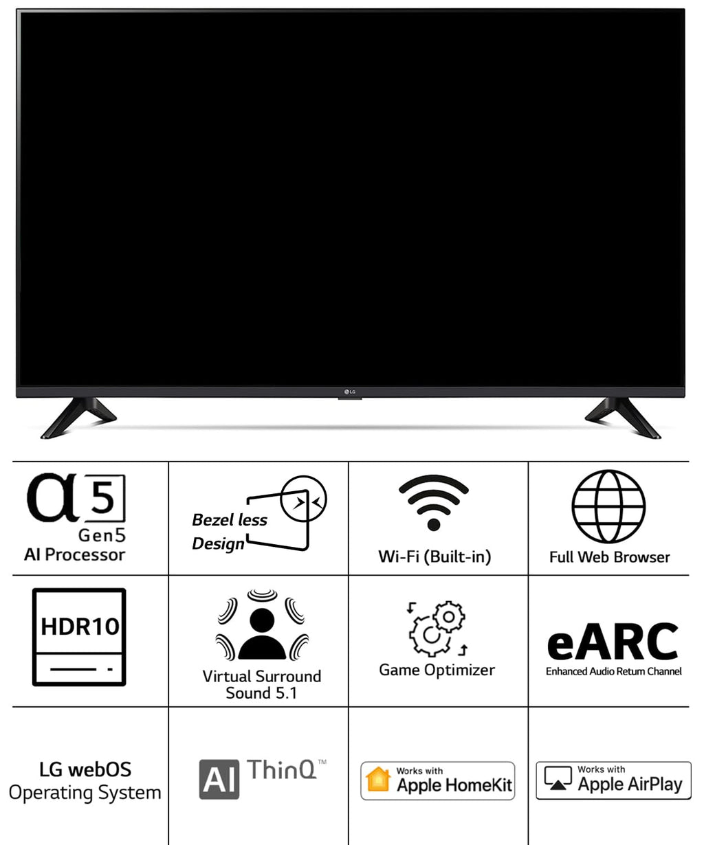 LG 32LQ643BPTA  80 cm (32 inches) HD Ready Smart LED TV (Black)