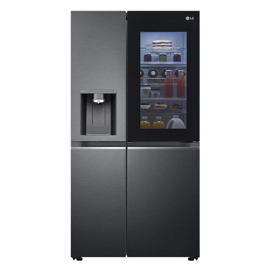 LG GL-X257AMC3 630 L Inverter Side-by-Side Refrigerator (2025 Model, InstaView Door-in-Door, Wi-Fi Enabled, Black, Water & Ice Dispenser, Hygiene Fresh+)