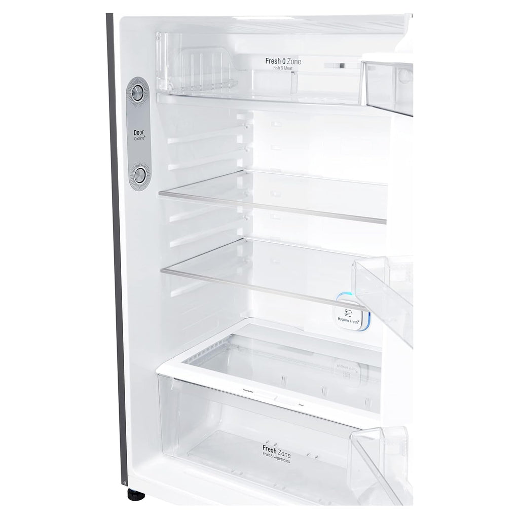 LG GN-H702HLHM 506 L Frost Free Inverter Double Door Refrigerator (Platinum Silver3) with Wi-Fi, Hygiene Fresh+, Door Cooling+ & Smart Diagnosis