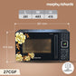 Morphy Richards 27CGF 27L Convection Microwave Oven (Floral Design, 200 Autocook Menus, Stainless Steel Cavity, Black)