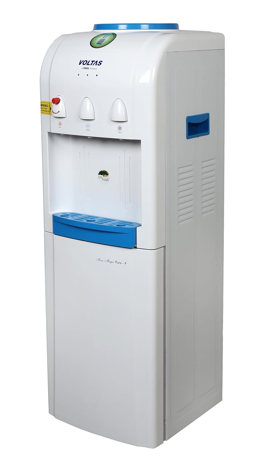 Voltas Mini Magic Pure-F 500W Floor Mounted Water Dispenser | Hot, Normal & Cold Water | W/ O Without Cabinet | LED Indicators | 1-Year Warranty