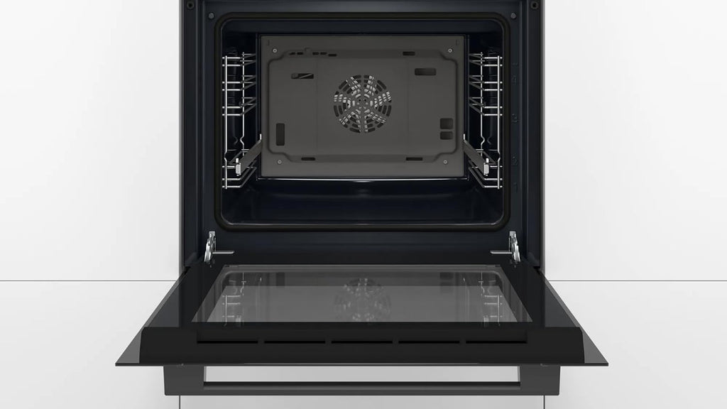 Bosch HBJ534EB0I Built-In Electric Oven – 60L, 60x60 cm, Convection, Black | Series 4 | Touch Control + Rotary Knobs | Made in India