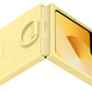 Samsung Galaxy Z Flip6 Silicone Case Yellow | Slim Soft-Touch Design | Built-In Ring Grip | Suraj Electronics Delhi NCR