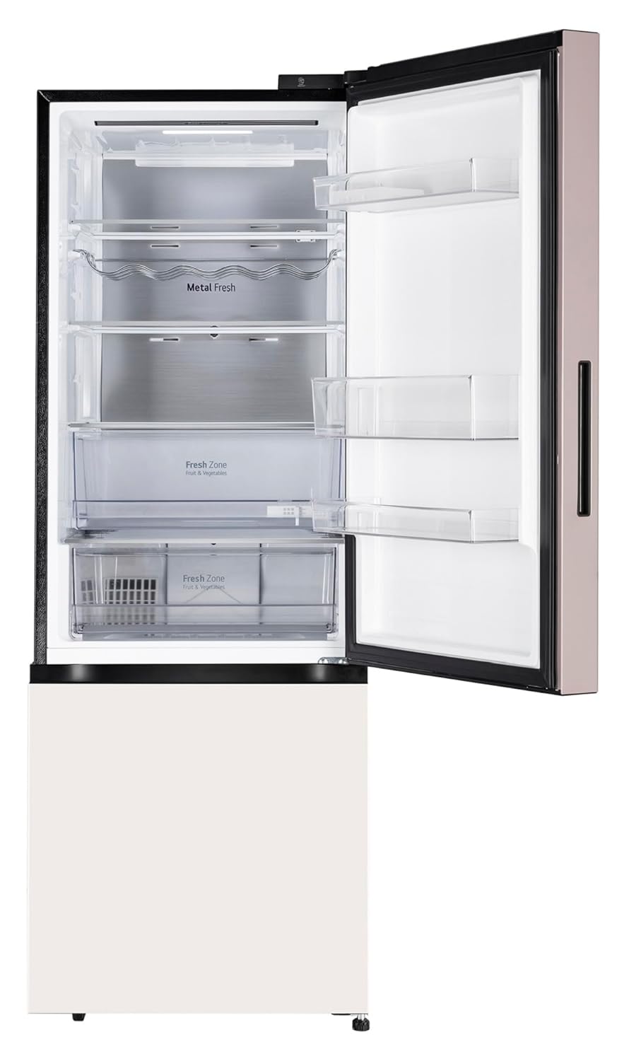 LG GL-B382FPTX 340 L 3 Star Bottom Freezer Refrigerator (Pink Tango) – Wi-Fi Convertible, DoorCooling+, Smart Inverter Compressor, AI ThinQ