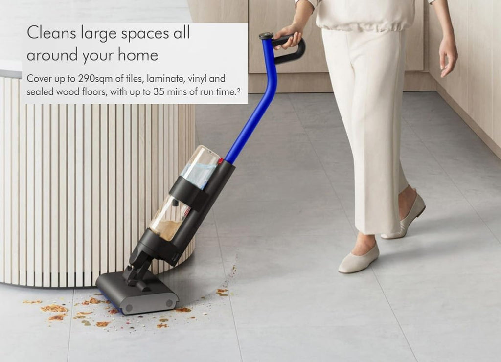 Dyson WashG1 Wet & Dry Cordless Vacuum Cleaner for Hard Floors | Dual Motorised Rollers | 35 Min Runtime