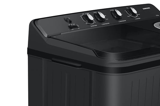 Samsung WT11A4260GD/TL 11.5 Kg Semi-Automatic Top Load Washing Machine – Dark Gray | Hexa Storm Pulsator, 5-Star Energy Rating, Air Turbo Drying & Magic Filter | 2-Year Product & 5-Year Motor Warranty