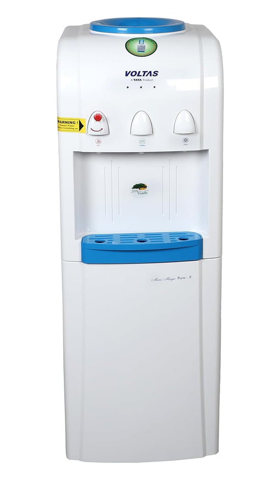Voltas Mini Magic Pure-F 500W Floor Mounted Water Dispenser | Hot, Normal & Cold Water | W/ O Without Cabinet | LED Indicators | 1-Year Warranty