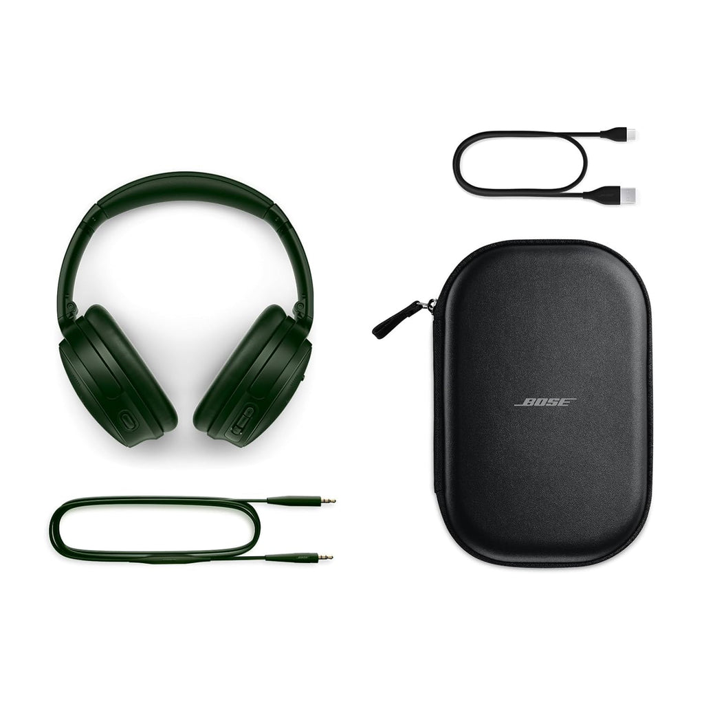 Bose QuietComfort Wireless Noise Cancelling Headphones, Bluetooth Over Ear Headphones with Up to 24 Hours of Battery Life - Cypress Green  884367-0300