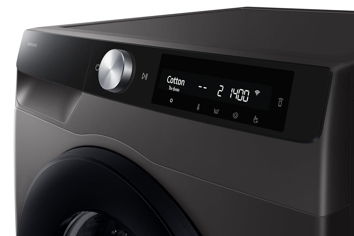 Samsung WW90DG6U24AXTL 9 kg, 5star With Inbuilt Heater, Digital Inverter, Fully-Automatic Front Load Washing Machine ( Inox)