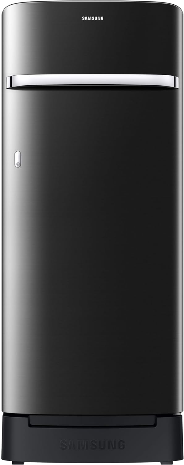 Samsung RR23D2H23BX/HL 215 L, 3 Star, Digital Inverter, Direct-Cool Single Door Refrigerator ( Luxe Black, Base Stand Drawer)