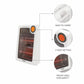 Glen HA7012QZ 800W/400W Electric Quartz Room Heater – Dual Heat Settings, Silent Operation, Portable Tower Heater for Indoor Use