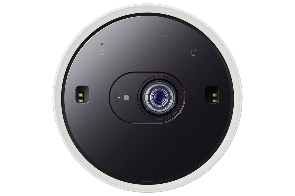 Samsung SP-LFF3CLAXXXL The Freestyle 2nd Gen Portable Compact Smart LED Projector with in-Built OTT Apps ( HDR 10+, Wi-Fi, Premium 360° Sound, All Round Design, Instant Setup, White)